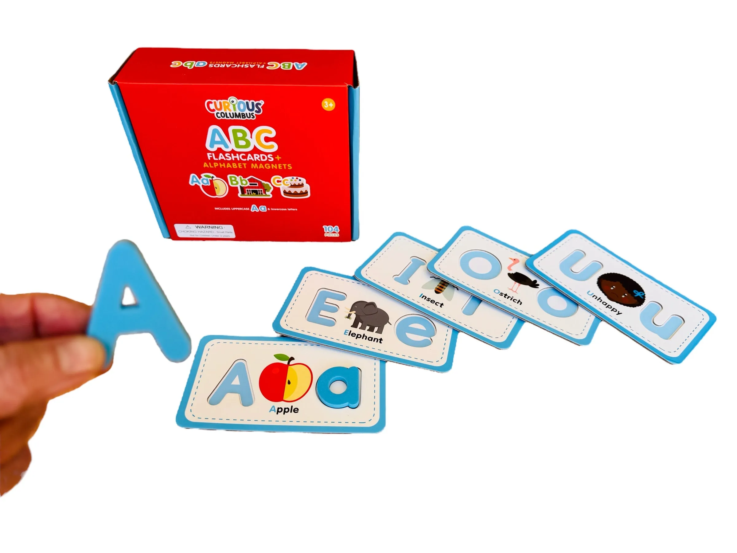 Alphabet Matching Flashcards and Magnetic Letters