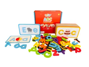Alphabet Matching Flashcards and Magnetic Letters