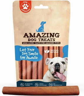 Amazing Dog Treats 6 Inch Collagen Stick - (15 Count) - Natural Collagen Sticks - No Hide Bones