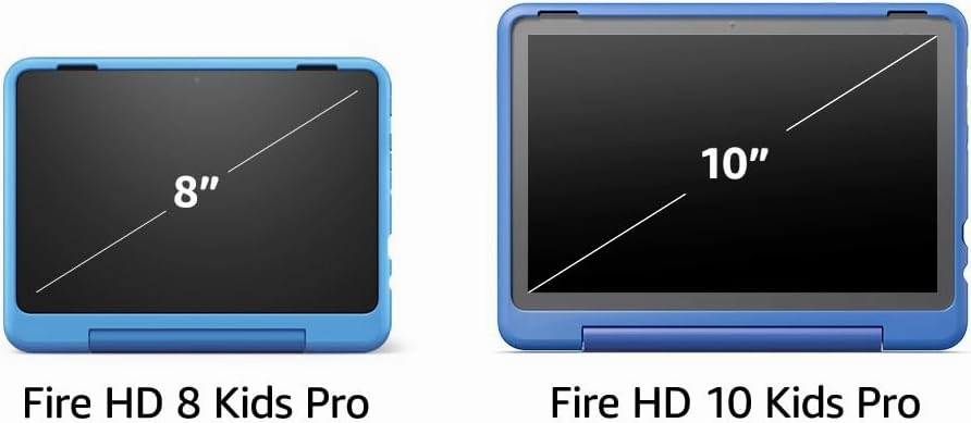 Amazon Fire HD 10 Kids Pro tablet (newest model) ages 6-12 | Bright 10.1" HD screen | Slim case for older kids, ad-free content, parental controls, 13-hr battery, 32 GB, Mint