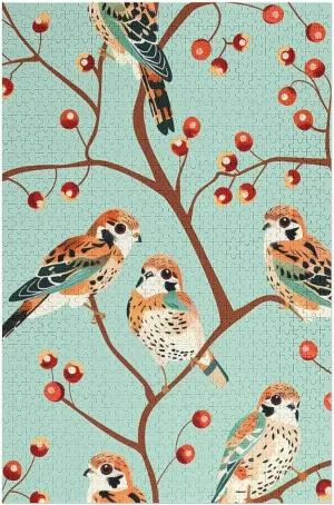 American Kestrel Pattern Jigsaw Puzzles Wooden Puzzle Fun Toy Home Decor Gift for Family Friends 1000 PCS