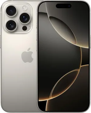 Apple iPhone 16 Pro Max, US Version, 512GB, Natural Titanium for AT&T (Renewed)