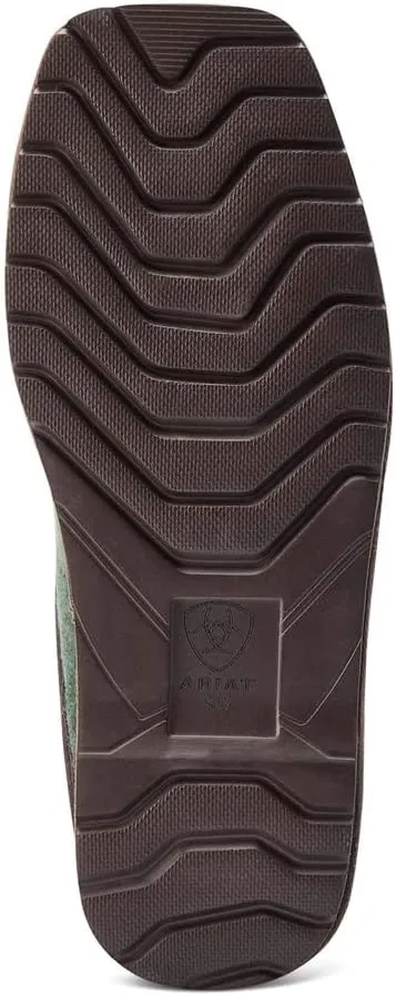 ARIAT Men's 93 Liberty Indoor/Outdoor Sherpa Lined Soft Comfortable Warm Wool Slippers with EVA Outsole