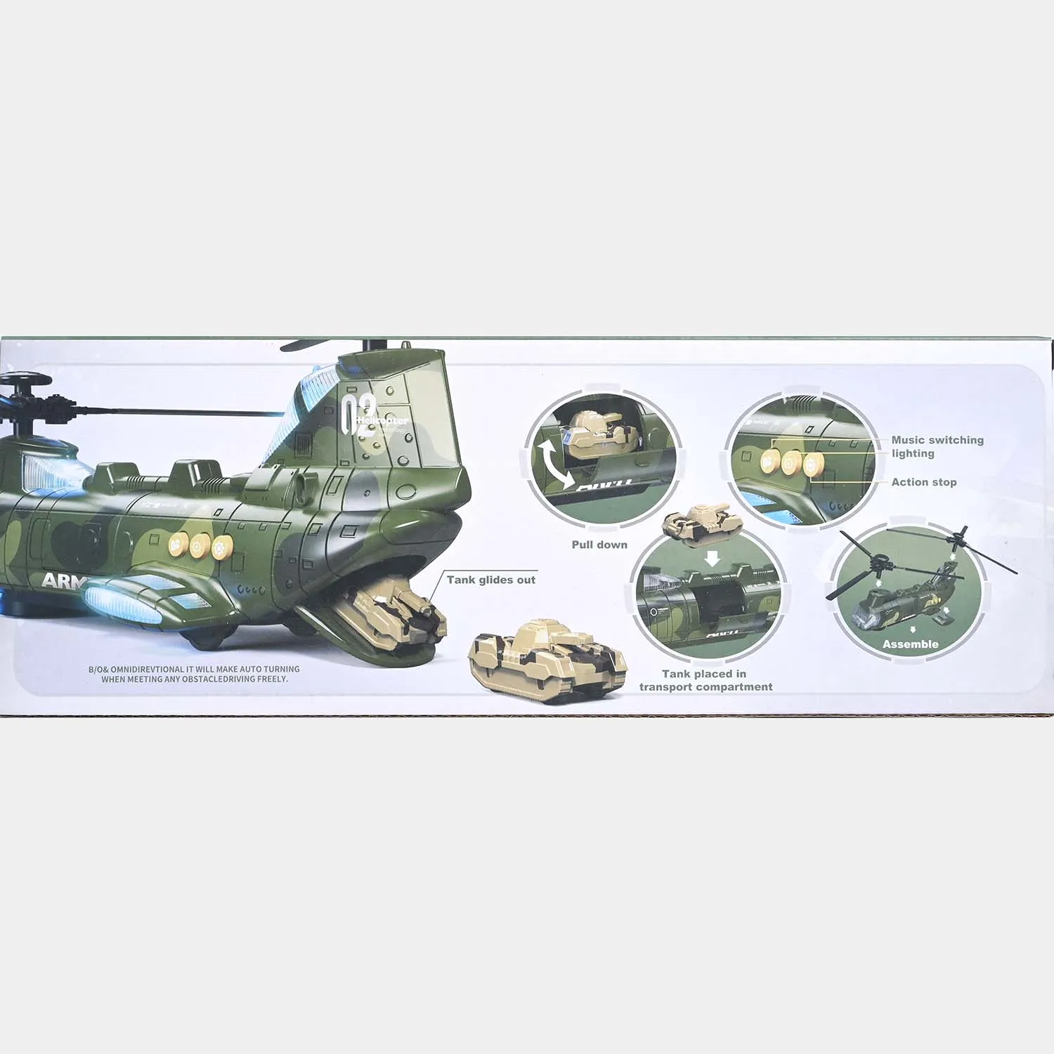 Army Helicopter Toy – Military Style Play Vehicle for Kids