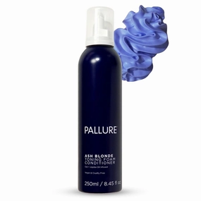 Ash Blonde Toning Foam Conditioner, Reduces Brassiness and Yellow Tones - For Silver Hair, Vegan and Cruelty Free, 250 ml