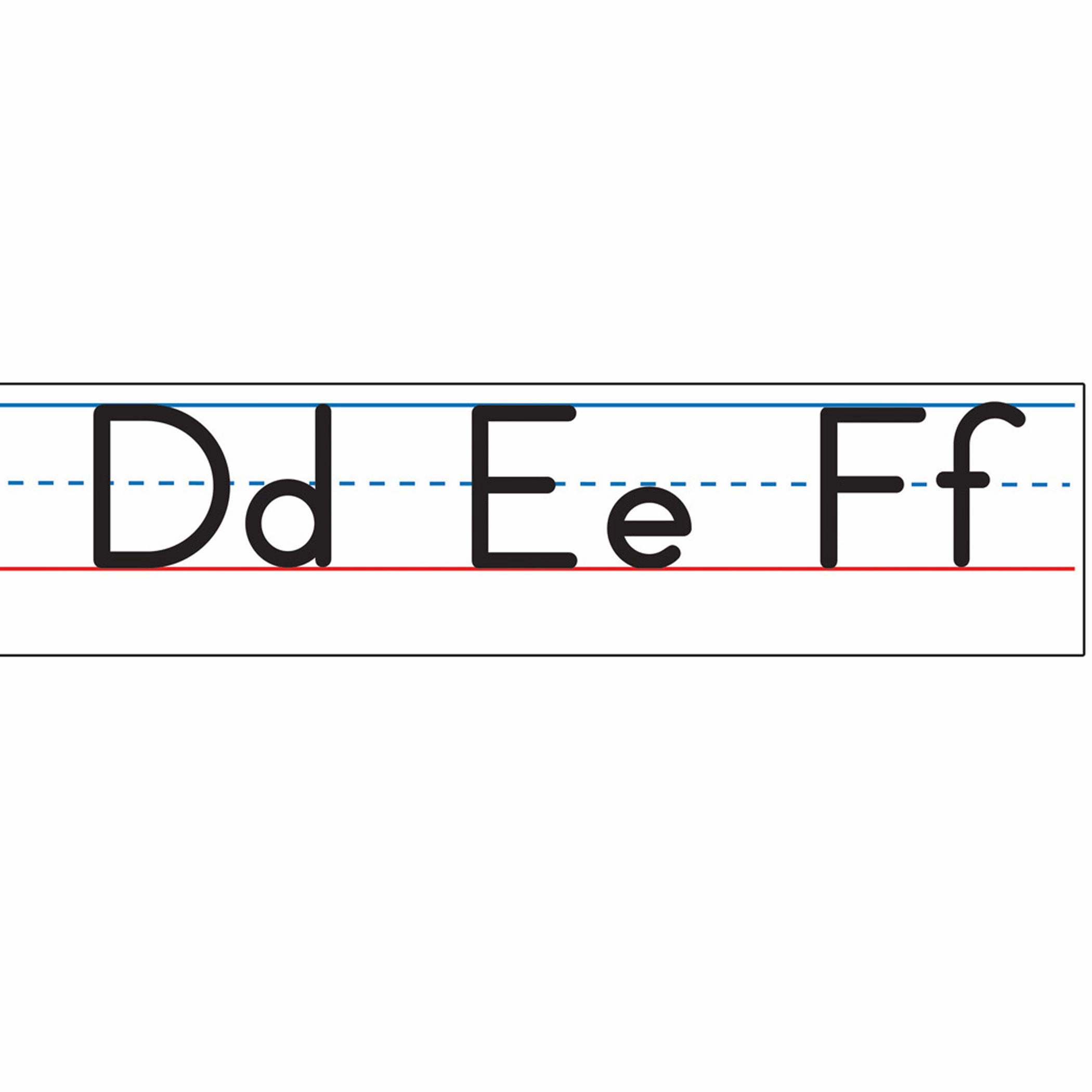 Ashley Magnetic Manuscript Alphabet Lines, Large (ASH 11306)
