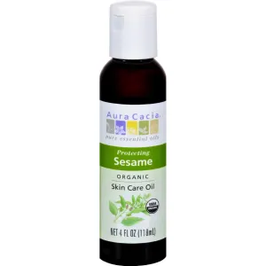 Aura Cacia Organic Aromatherapy Sesame Oil - 4 Fl Oz