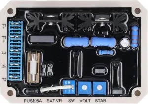 Automatic Voltage Regulator Multifunctional Low Frequency Protection AVR Board Circuit 90‑270VAC Applicable for Basler VR63 4C Lightweight Long Service Life