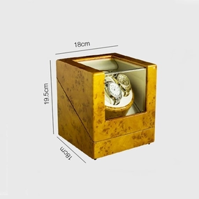 Automatic Watch Winder Watch Winder Shake Table Device Automatic Winding Box Mute Anti-Magnetic Shaker Motor Winding Device Turntable Box Wood Grain Paint Watch Box -32