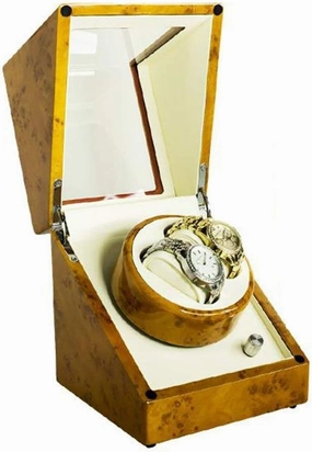 Automatic Watch Winder Watch Winder Shake Table Device Automatic Winding Box Mute Anti-Magnetic Shaker Motor Winding Device Turntable Box Wood Grain Paint Watch Box -32