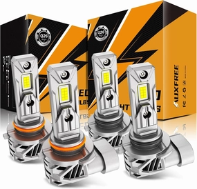 Auxbeam 9005 9006 Fog Light Combo, 40000LM 600% Brighter Wireless HB3 HB4 Light for Off-Road Use or Fog Light, Plug and Play