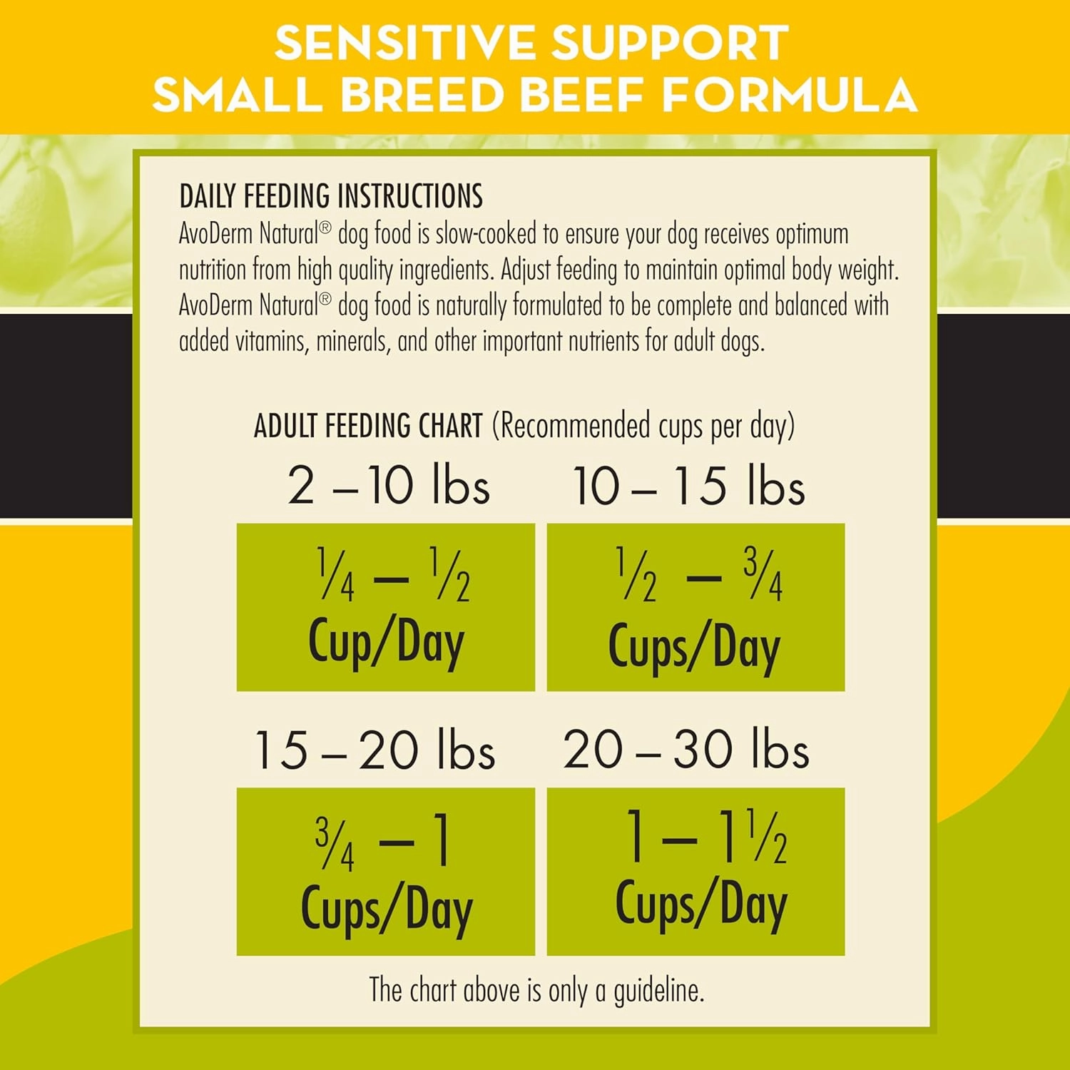 AvoDerm Advanced Sensitive Support Grain-Free for Small Breeds, Sensitivities, Beef Formula, 4lb