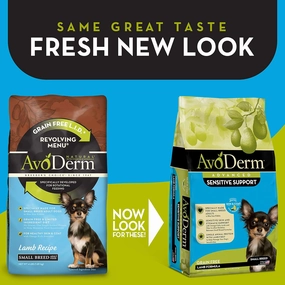 AvoDerm L.I.D. Small Breeder Sensitive Support Dry Dog Food, Healthy Skin And Coat, Trial Size