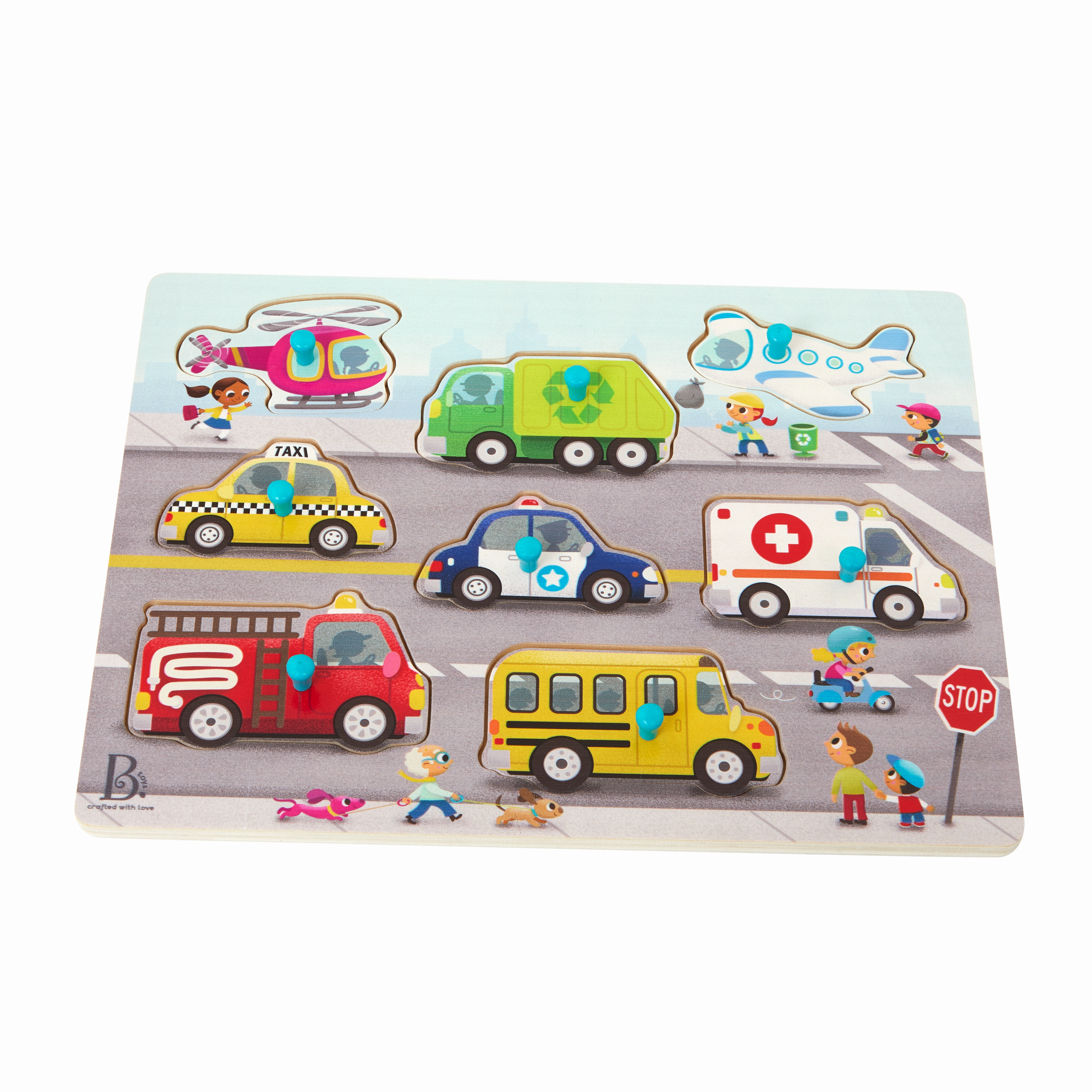B. toys – Peek & Explore - Vehicles
