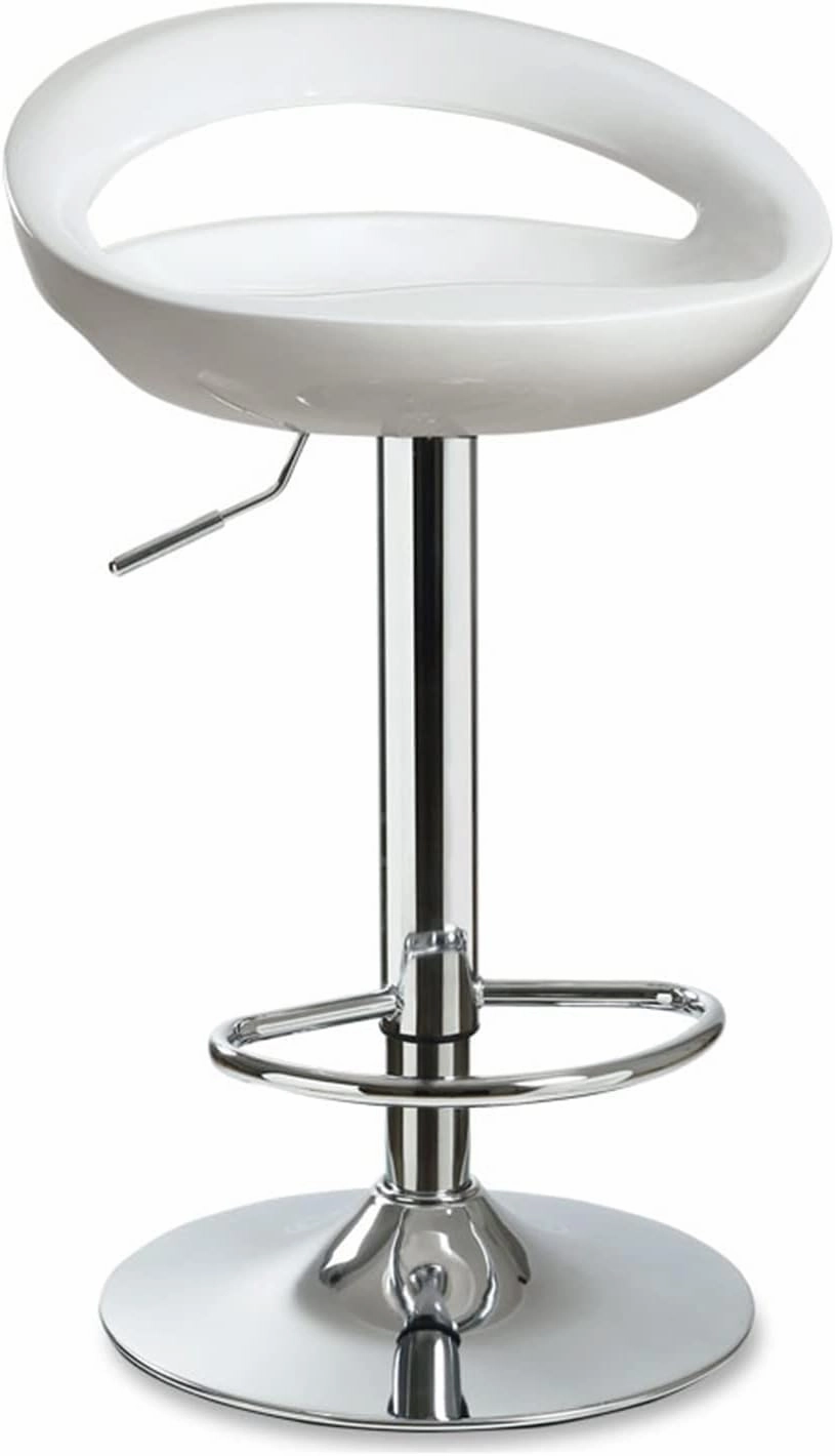 Bar Chairs Bar Chair Modern Hollow Back Lift Chair Home Living Room Kitchen Dining Room Decoration High Stool Swivel Chair Bar Chair Bar Stools with Back(C)