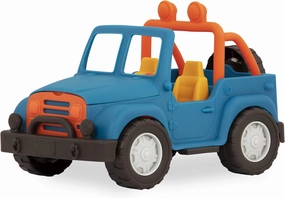 Battat- Wonder Wheels- Blue Toy 4x4 – Off-Road Toy Truck – Pretend Play- Recyclable Materials- 1 year  