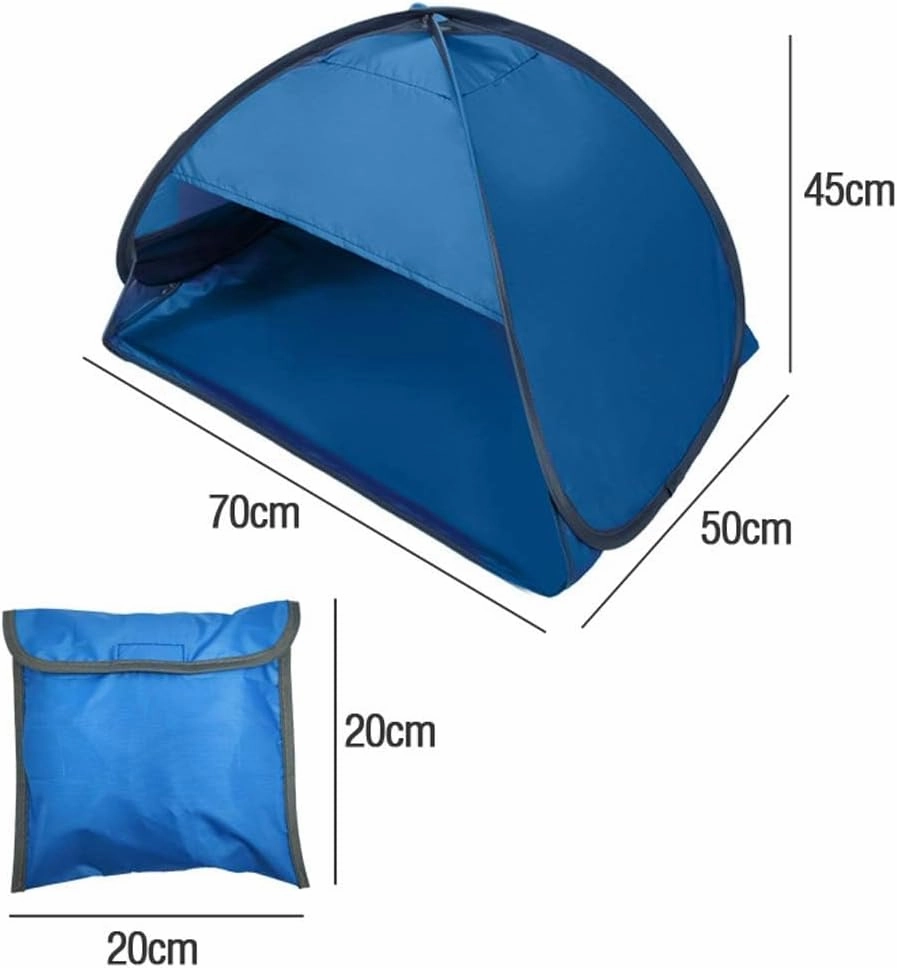 Beach Sun Shelter,Easy Pop-Up Instant Beach Tent Anti-UV Mini Automatic Shade Tent Canopy for Outdoor Picnic Beach Camping,M