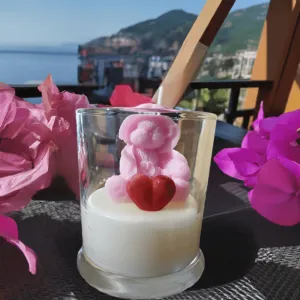 Bear in Glass Candles