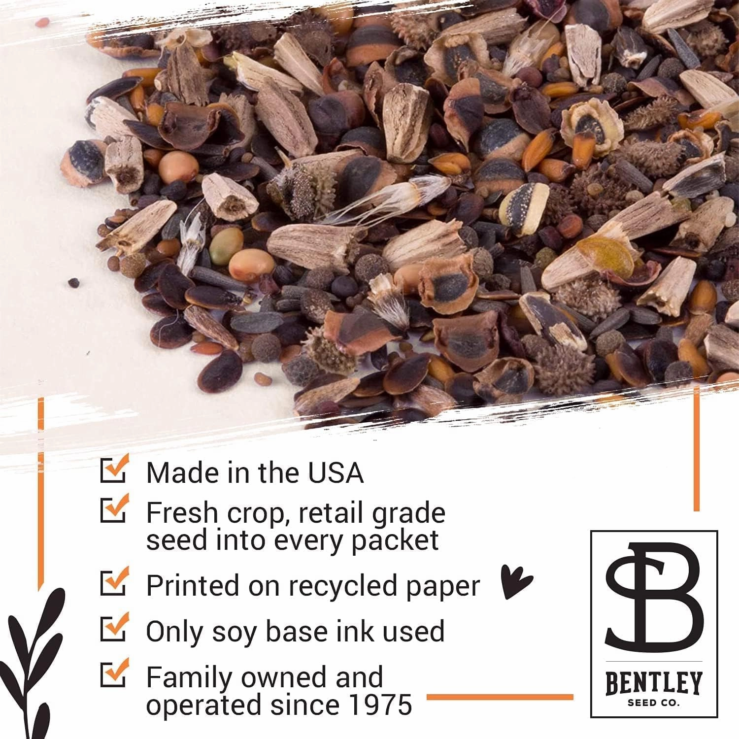 BENTLEY SEED CO. Oh Baby Seed Packets|Girl or Boy Baby Shower Favors for Guests | 25 Wildflower Seed Packets | Pre-Filled | Bouquet Wildflower Mix | Non-GMO Seeds | Gender Neutral | Eco-Friendly Gift