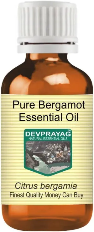 Bergamot Essential Oil (Citrus bergamia) Pure | Non-Sticky | Non-Greasy | Lightweight | Men & Women | All Skin Types | Steam Distilled 100ml (3.38 oz)