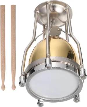 BESPORTBLE 1 Set Miniature House Ornaments Simulation Drum Model Creative Plaything for Home Decor and Imaginative Play