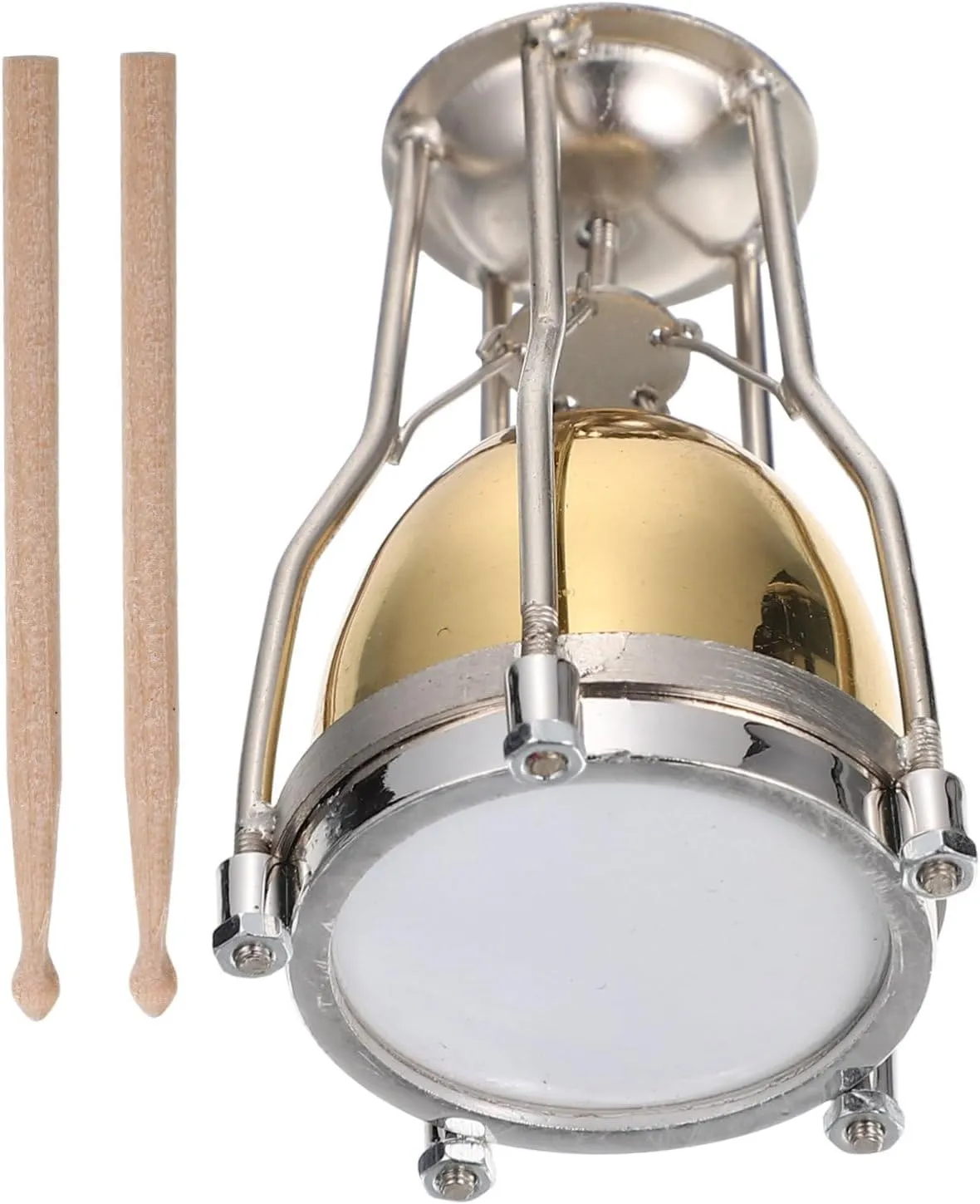 BESPORTBLE 1 Set Miniature House Ornaments Simulation Drum Model Creative Plaything for Home Decor and Imaginative Play
