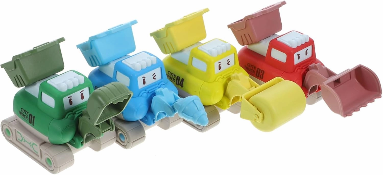 BESPORTBLE 1 Set Cute Construction Vehicle for Inertia Press Design Educational Role Play for Boys and and Easy to Push for Endless Fun