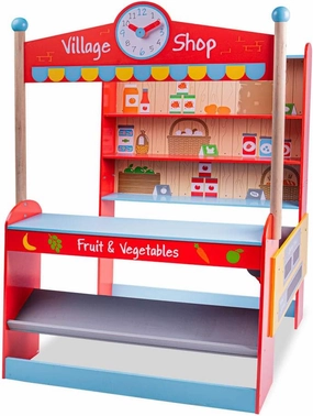 Bigjigs Toys, Village Play Shop, Wooden Toys, Kids Shop, Role Play Shop, Wooden Shop, Toy Shops for Children, Wooden Toy Shop, Play Shops for Kids