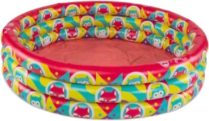 BigMouth x Squishmallows Inflatable L'il Kiddie Pool for Backyard, Small 3 Ring Blow Up Kiddy Pool for Baby Toddler or Kid, Outdoor Summer Fun