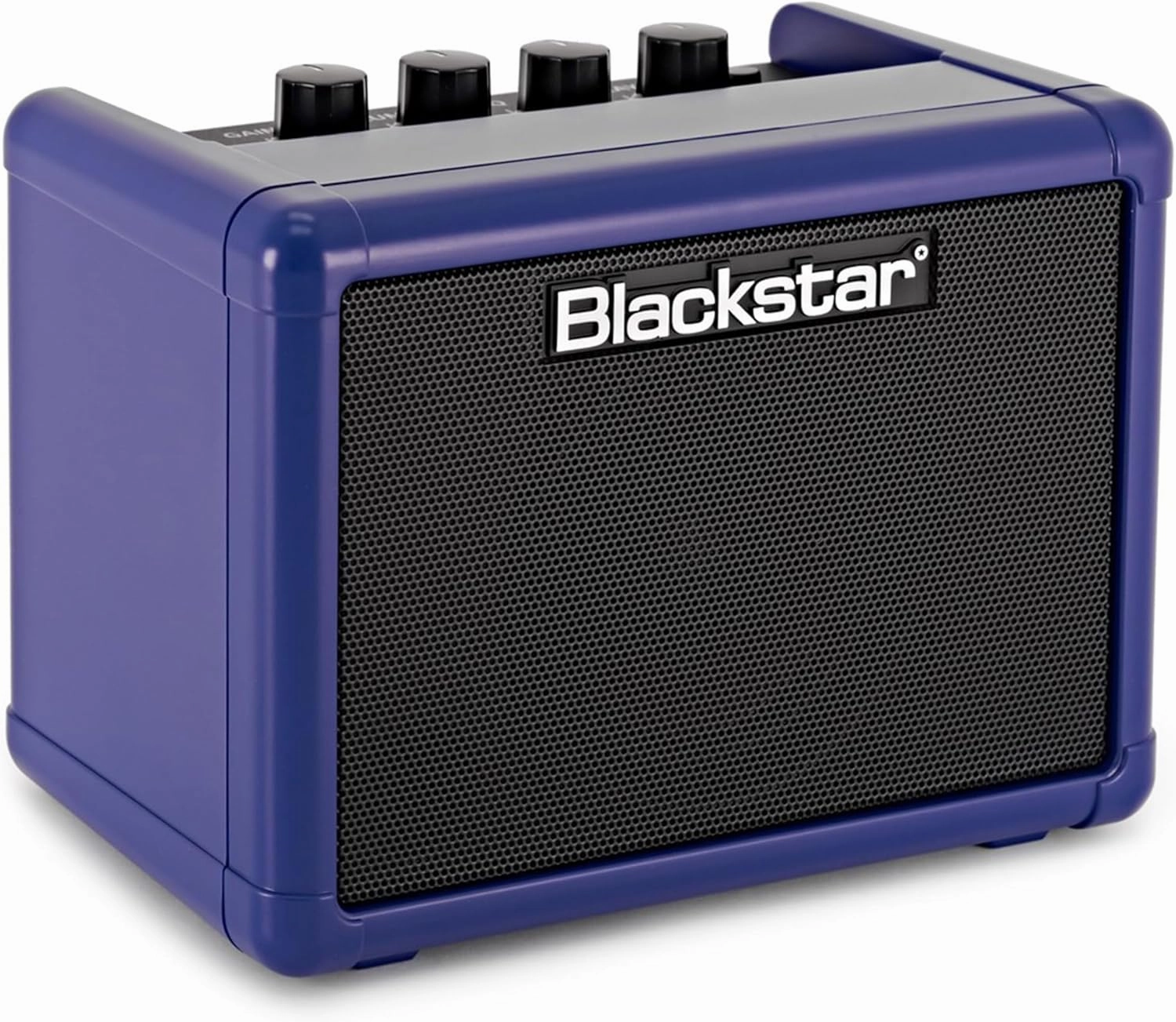 Blackstar Fly 3 Mini Amp - Royal Blue Bundle with Instrument Cable, Picks, and Austin Bazaar Polishing Cloth