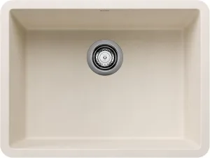 BLANCO 527402 Precis 24" Undermount Single Bowl Kitchen Sink - Soft White