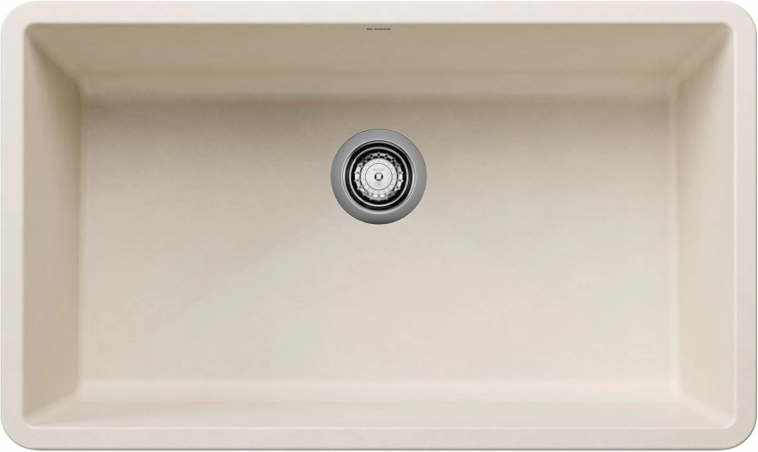 BLANCO 443084 PRECIS SILGRANIT Super Single Undermount Kitchen Sink 32" L X 19" W- Soft White