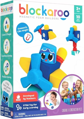 Blockaroo Magnetic Foam Blocks - Small Plane