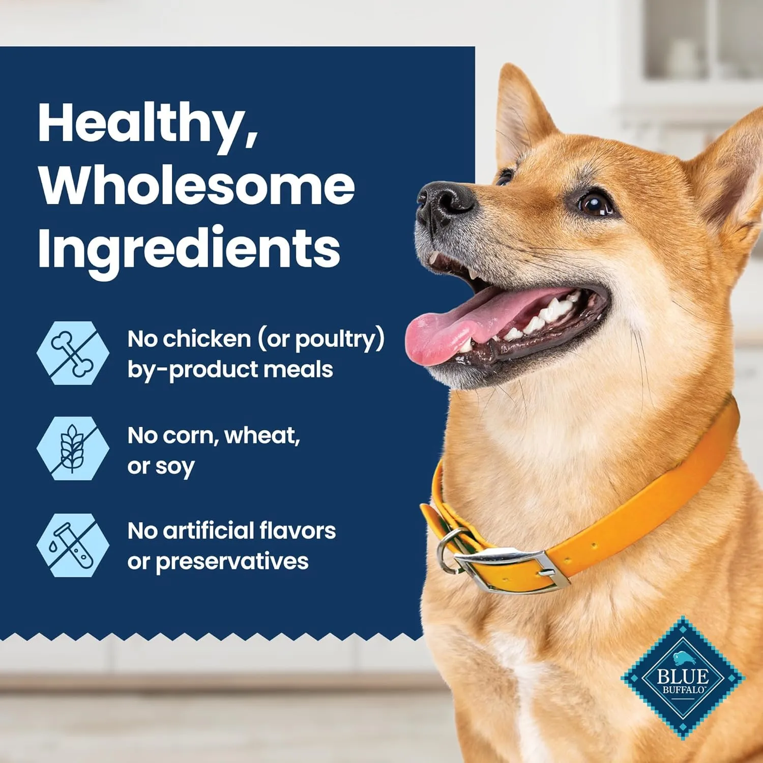 Blue Buffalo Dental Chews Medium Natural Dog Treats, Chicken & Spearmint 34.5-oz Bag (42 Count)
