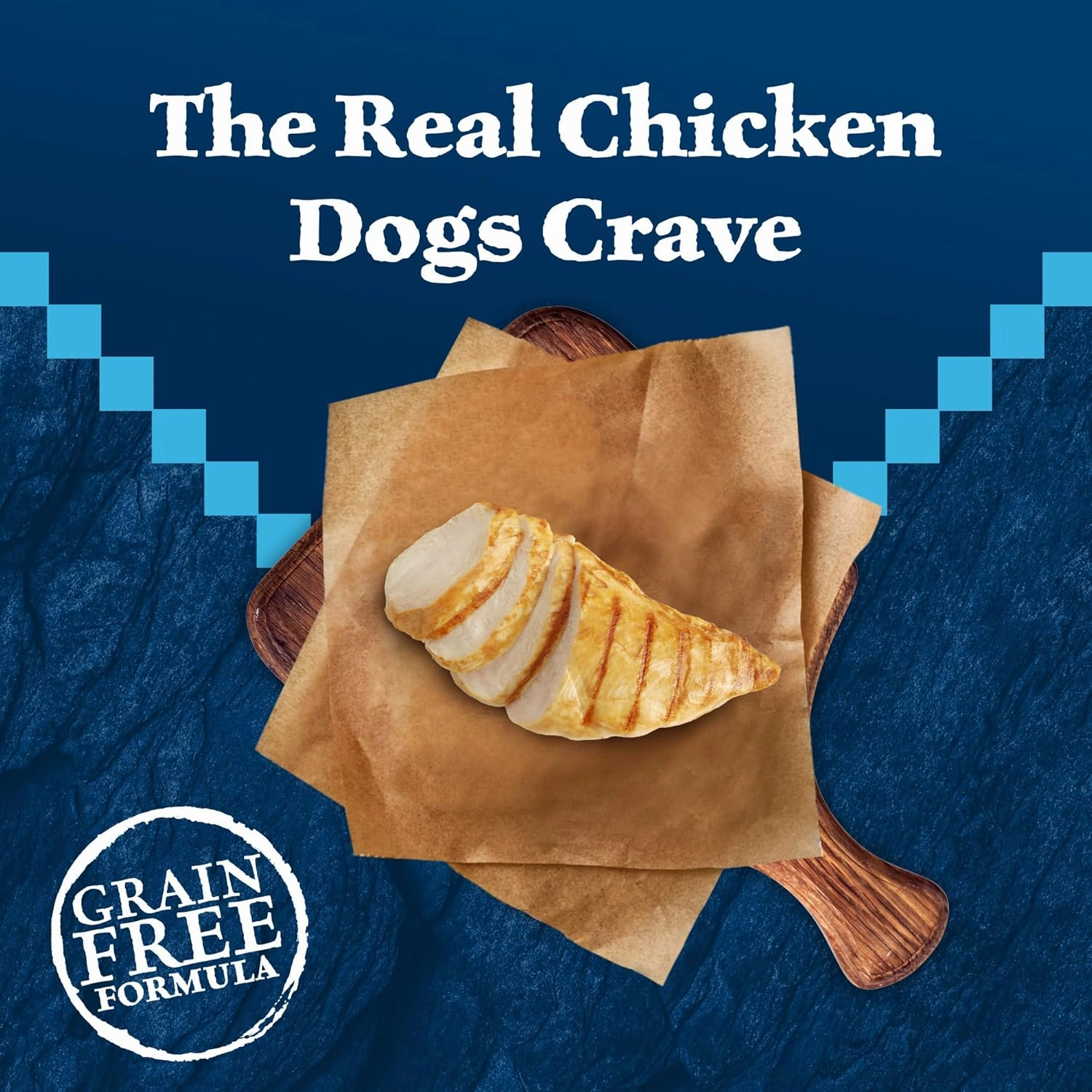 Blue Buffalo Wilderness Adult High-Protein Dry Dog Food with Real Chicken, Grain-Free, Made in the USA with Natural Ingredients, Chicken, 4.5-lb Bag