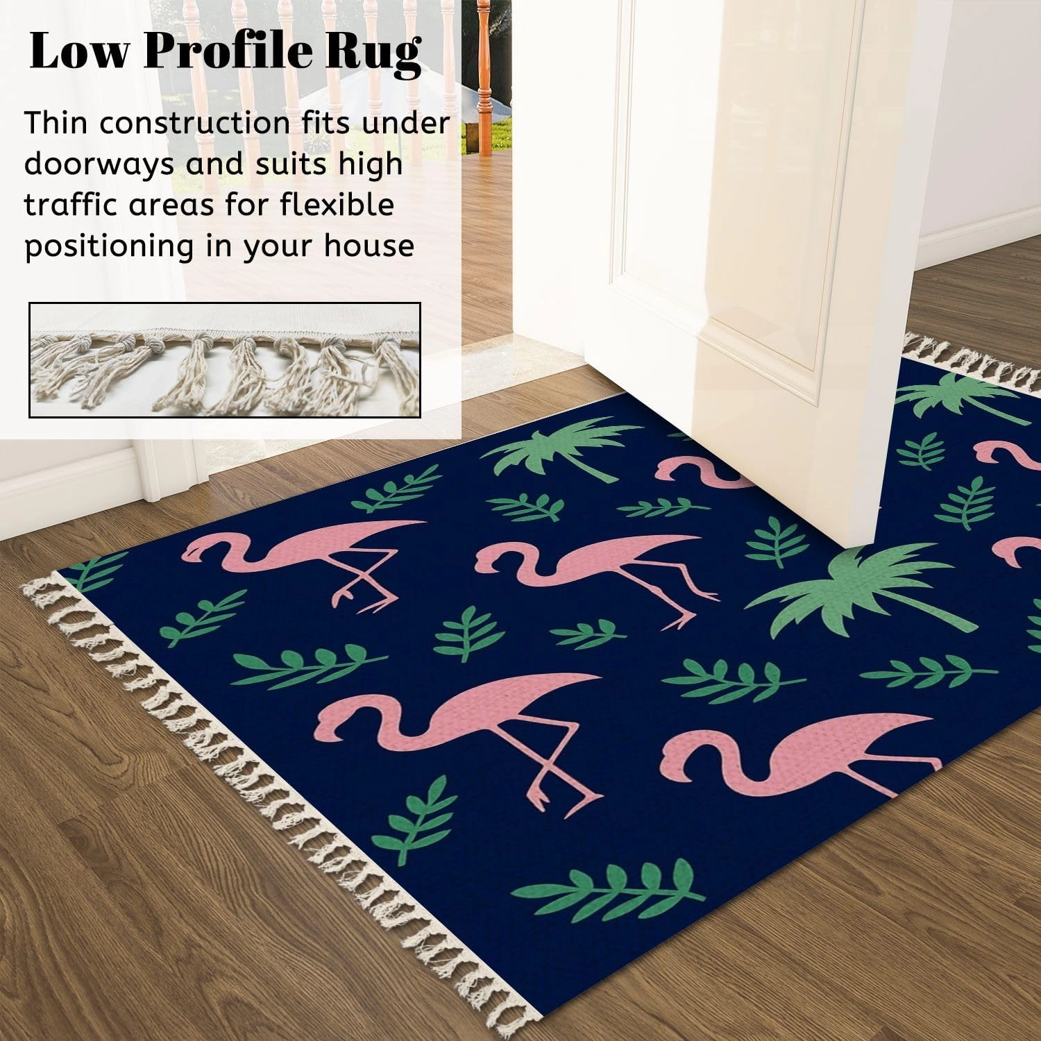 Boho Area Rugs Paradise Exotic Tropical Trendy Pineapple Pattern Washable Rug Nursery Rug Girl Softness Non Slip Nursery Rugs Neutral Home Decor for Living Room Bedroom Daycare
