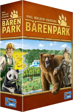 Bärenpark Board Game | Tile Placement Strategy Game | Fun Zoo Animal Themed Puzzle Game for Adults and Kids | Ages 8  | 2-4 Players | Average Playtime 30-45 Minutes | Made by Lookout Games