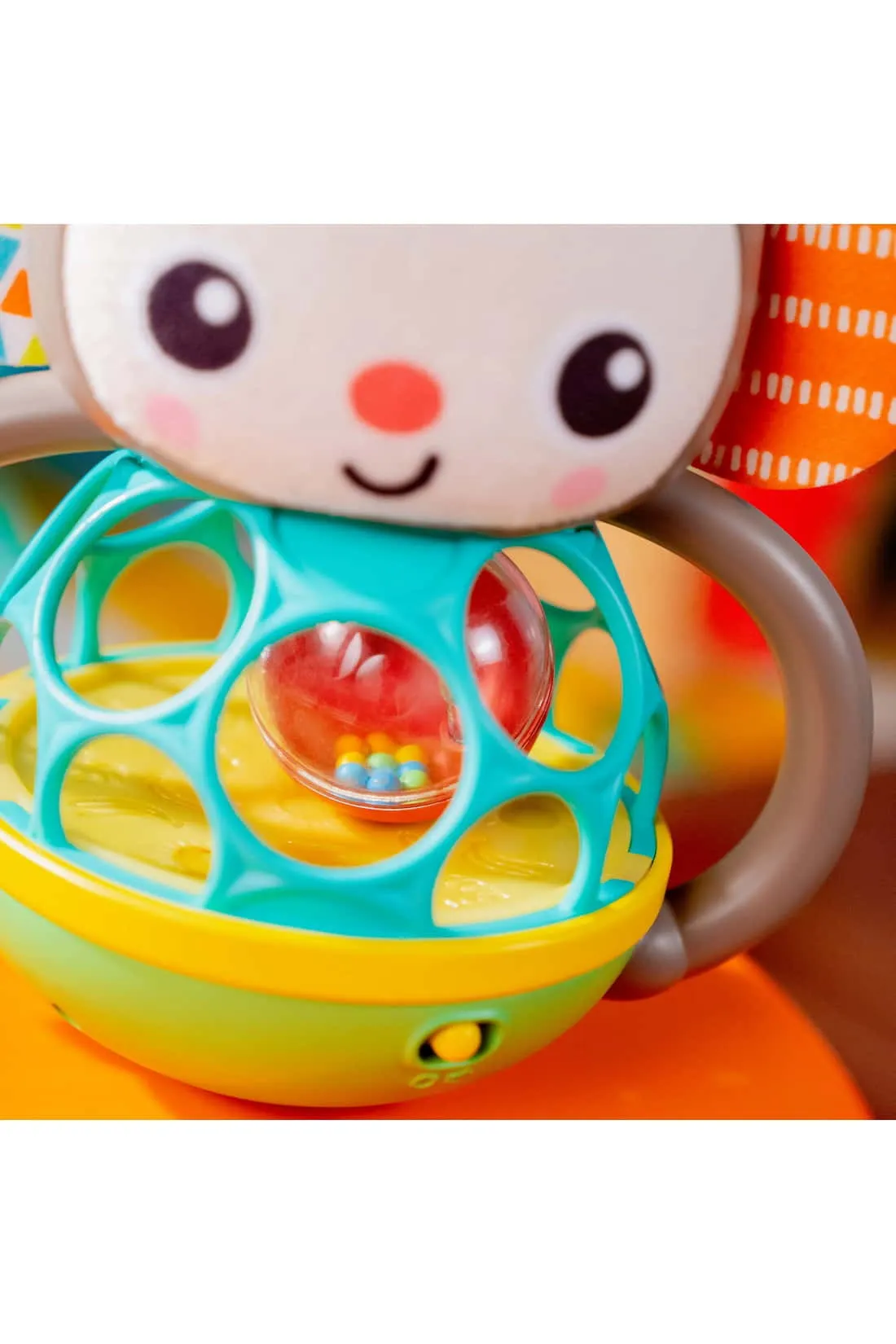 Bright Starts Grab & Giggle Monkey Multi-Sensory Toy