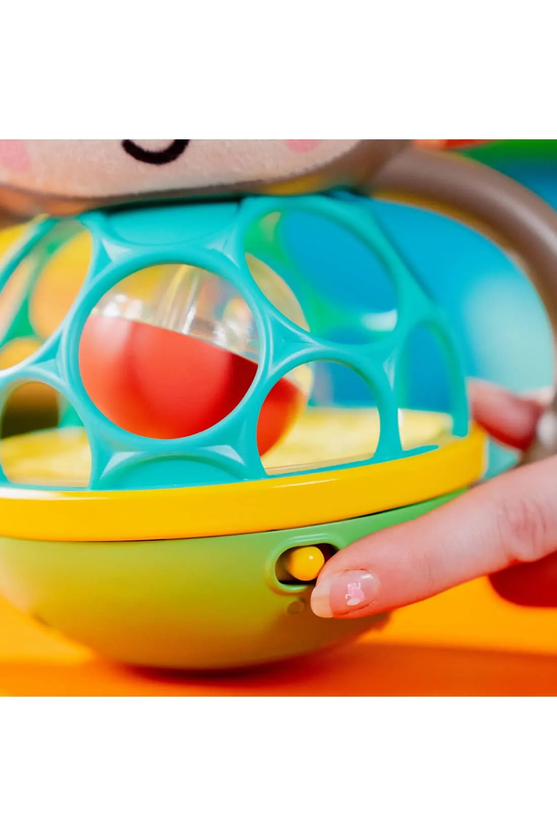 Bright Starts Grab & Giggle Monkey Multi-Sensory Toy