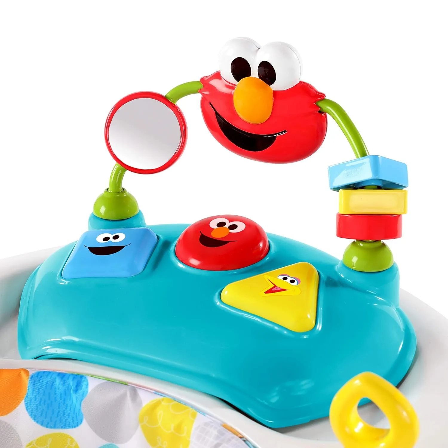 Bright Starts Sesame Street I Spot Elmo! Baby Activity Center & Walker - Easy-Fold Frame and 30  Songs and Sounds by Elmo and Friends, 6-12 Months