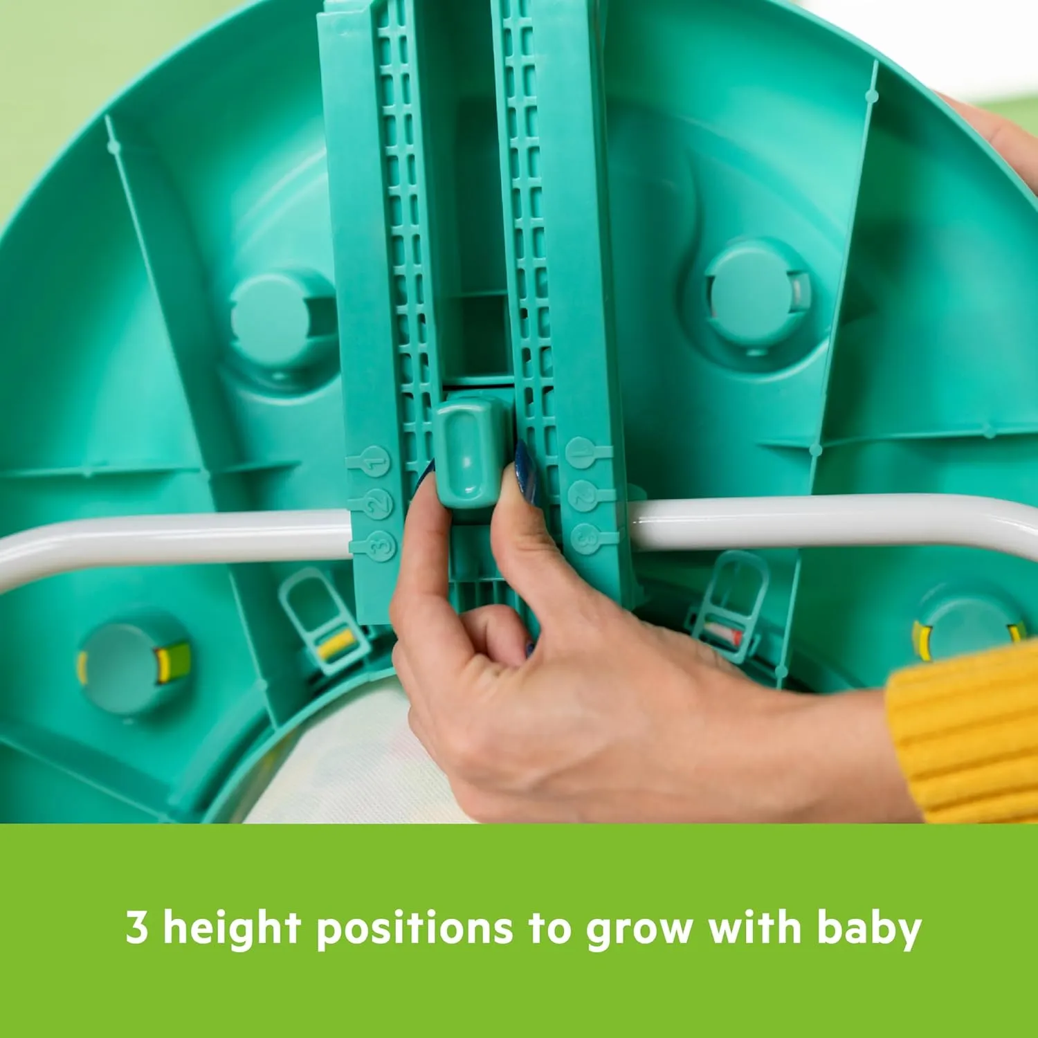 Bright Starts Wanderlights 2 Ways to Play Baby Walker, 10  Melodies & Sounds, Light Up Spinning Toy, Ages 6 Months 