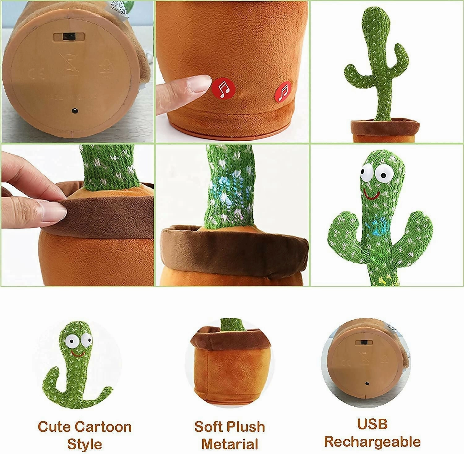 Bright LED Glow Toy with Repeat Function (Green)
