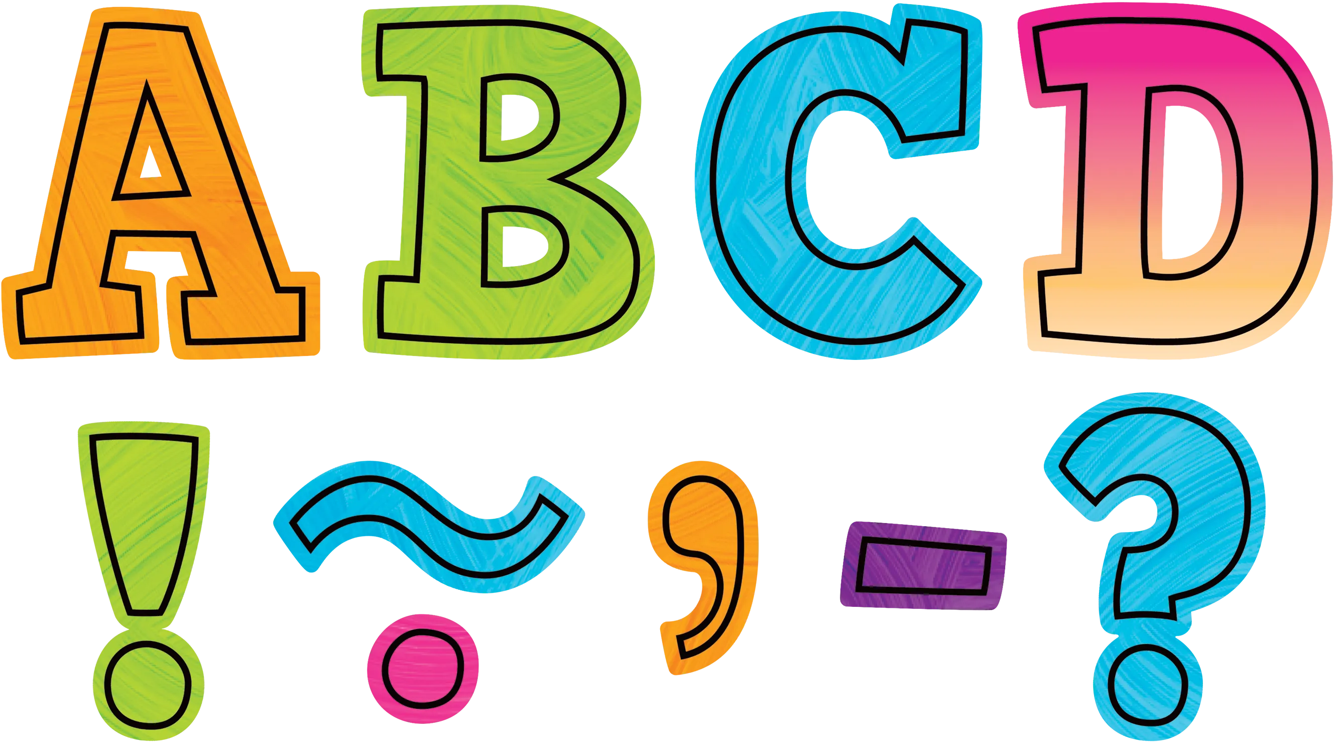 Brights 4Ever Bold Block 3" Magnetic Letters