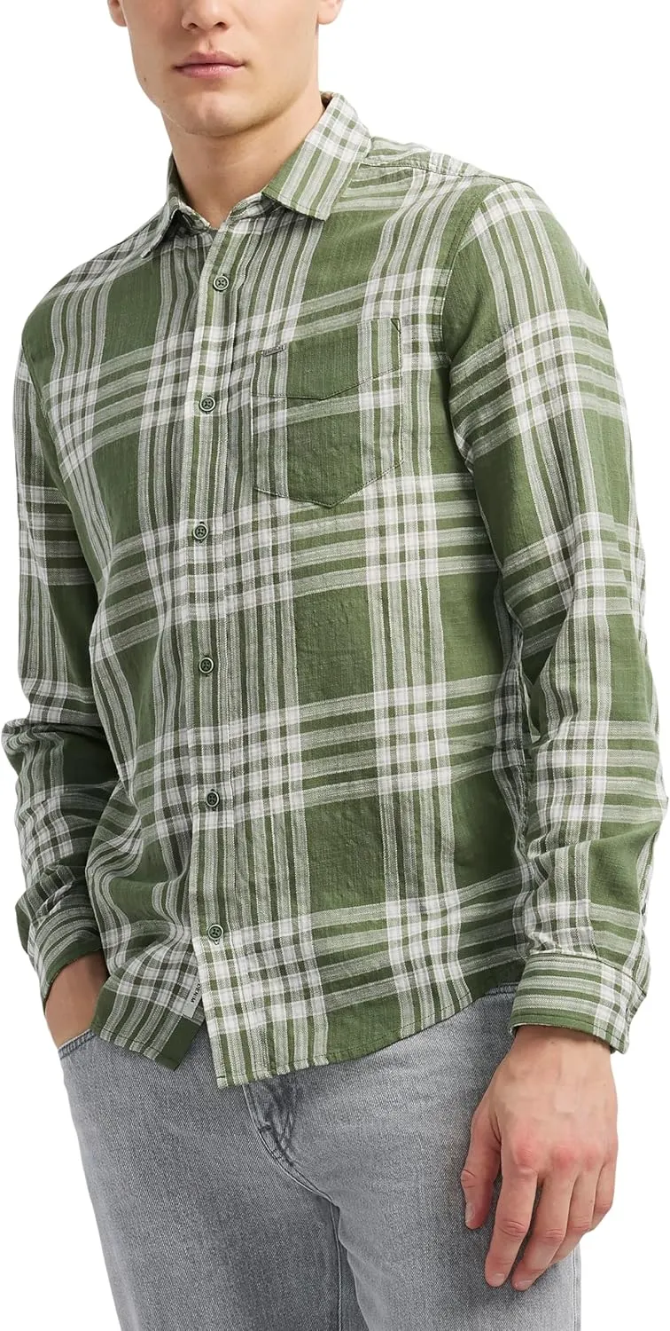 Buffalo David Bitton Men's Long Sleeve Plaid Button Down