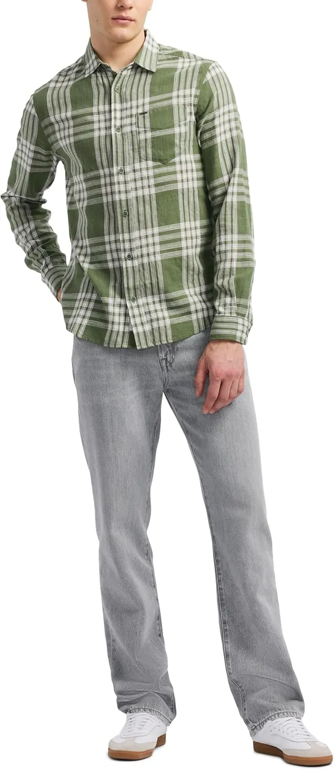 Buffalo David Bitton Men's Long Sleeve Plaid Button Down