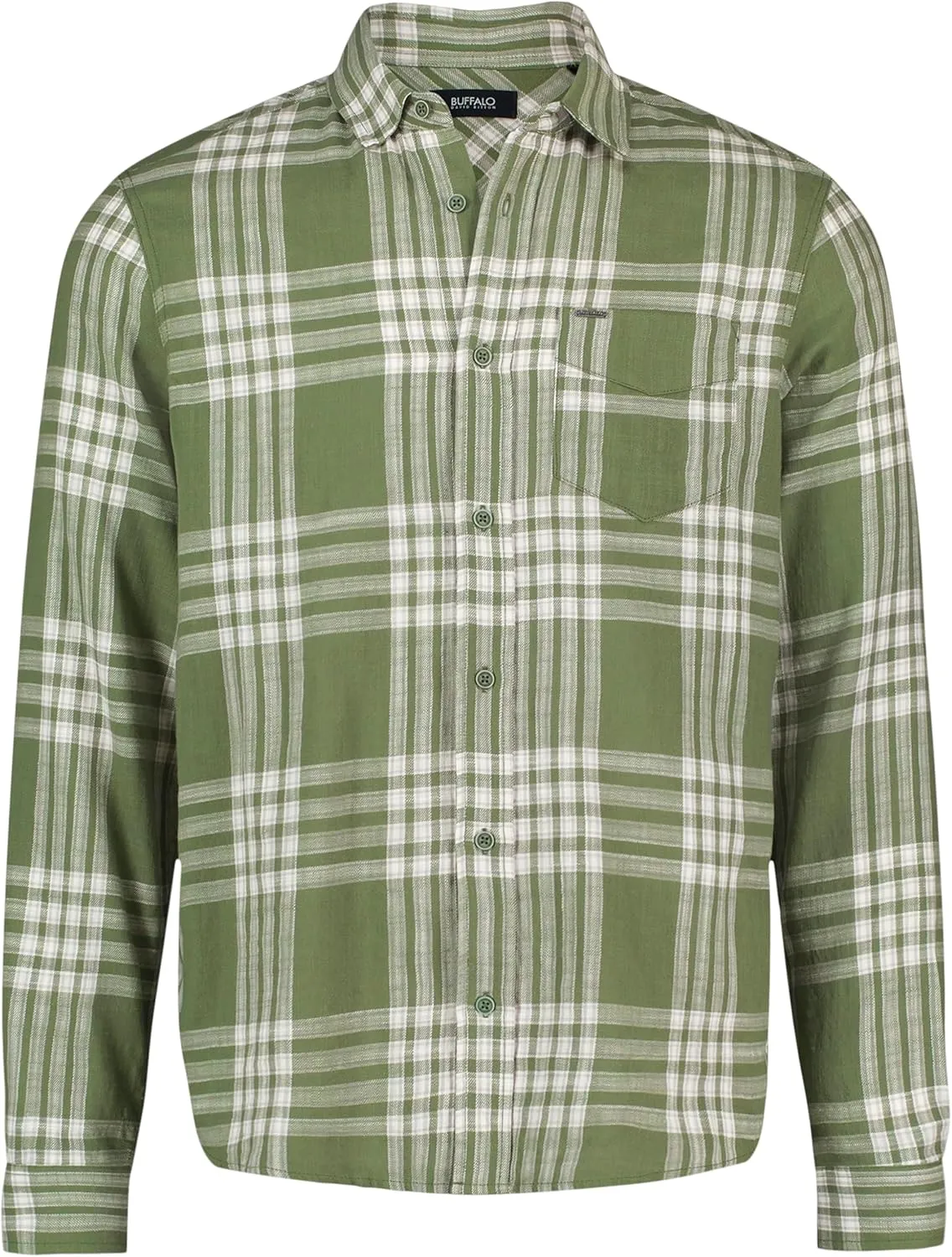 Buffalo David Bitton Men's Long Sleeve Plaid Button Down