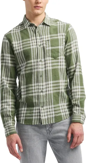 Buffalo David Bitton Men's Long Sleeve Plaid Button Down