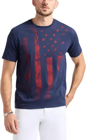 Buffalo David Bitton Men's Short Sleeve Americana Tee