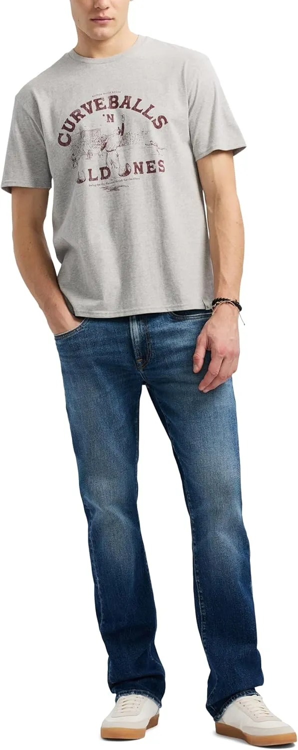 Buffalo David Bitton Men's Short Sleeve Cocktail Drink Graphic Tee
