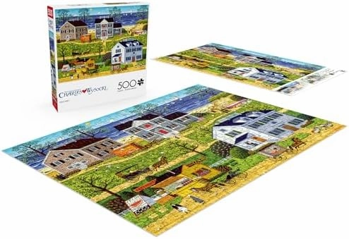 Buffalo Games - Charles Wysocki - Gull's Nest - 500 Piece Jigsaw Puzzle for Adults -Challenging Puzzle Perfect for Game Nights - Finished Size is 21.25 x 15.00